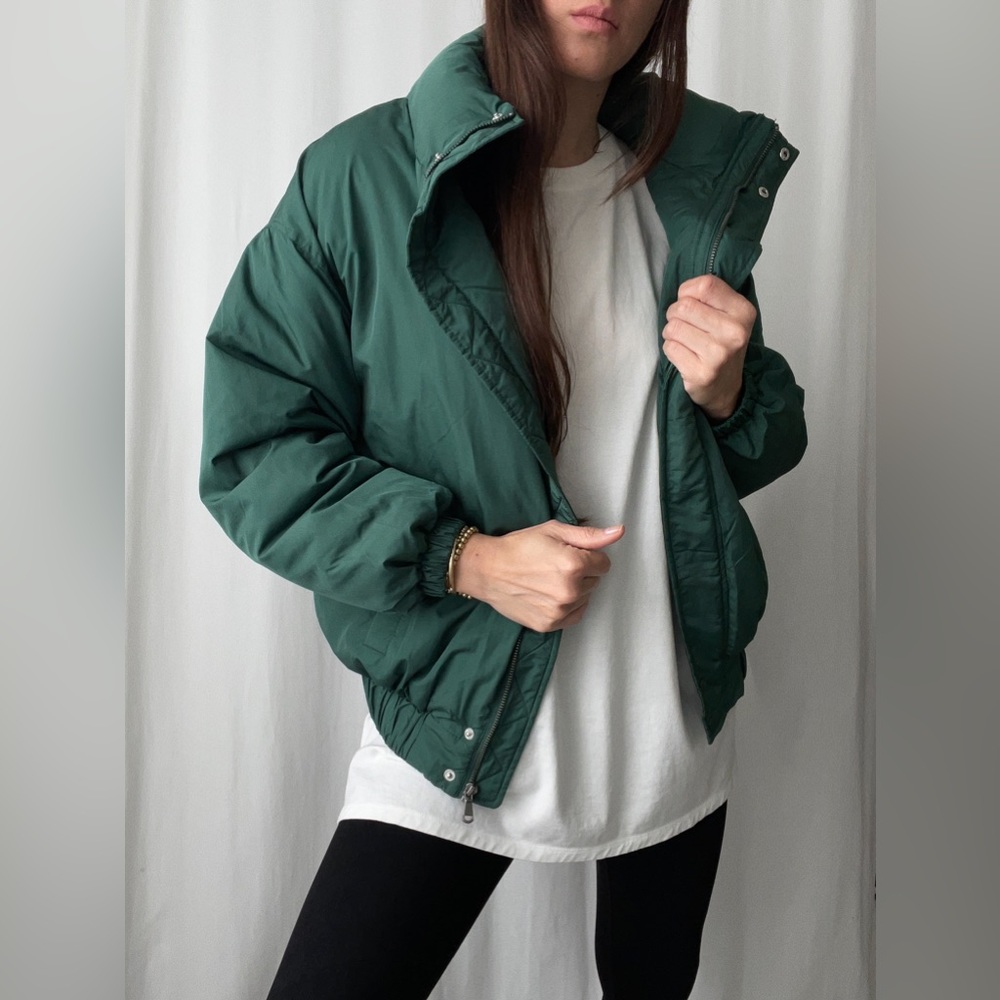 BROOKLYN QUILTED JACKET — In Forest - Picture 6 of 8